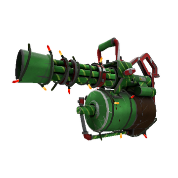 Festivized Elfin Enamel Minigun (Field-Tested)