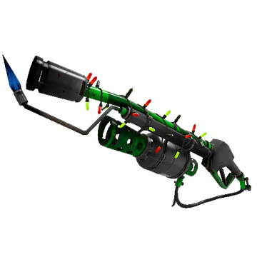 Festivized Health and Hell (Green) Flame Thrower (Field-Tested)