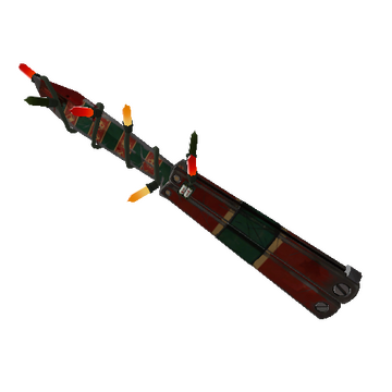 Festivized Sleighin' Style Knife (Well-Worn)