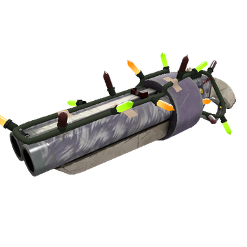 Festivized Yeti Coated Scattergun (Well-Worn)