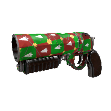 Gifting Mann's Wrapping Paper Scorch Shot (Well-Worn)