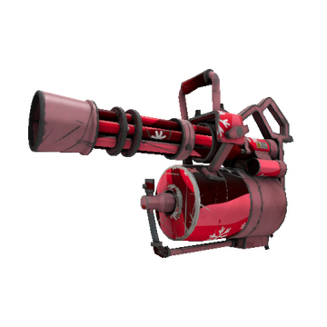 Killstreak Snowflake Swirled Minigun (Well-Worn)