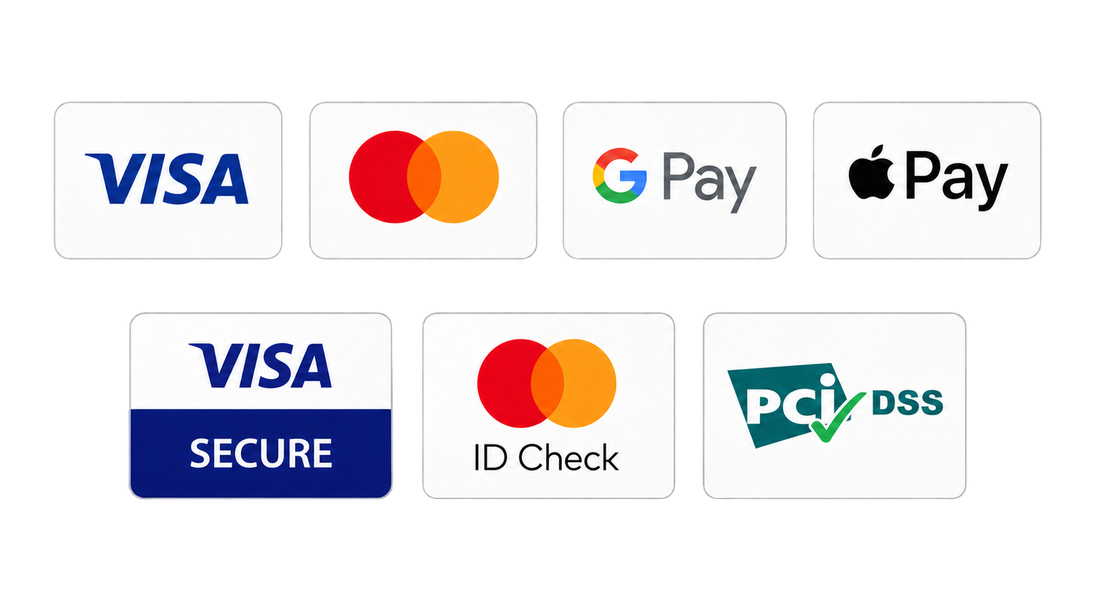 Accepted payment methods