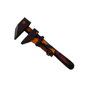 Pumpkin Plastered Wrench (Well-Worn)