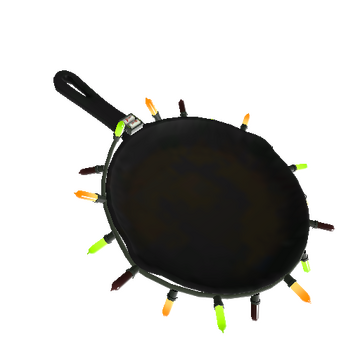 Strange Festivized Frying Pan