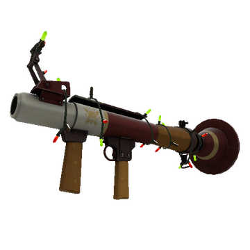 Strange Festivized Professional Killstreak Coffin Nail Rocket Launcher (Factory New)