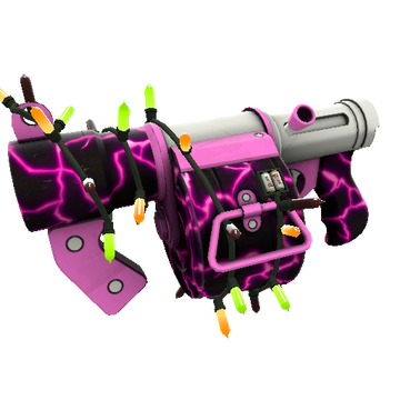 Strange Festivized Professional Killstreak Pink Elephant Stickybomb Launcher (Factory New)