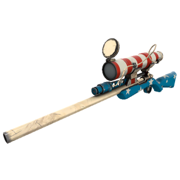Strange Professional Killstreak Freedom Wrapped Sniper Rifle (Field-Tested)