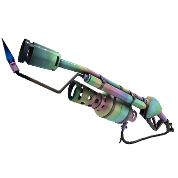 Strange Professional Killstreak Rainbow Flame Thrower (Factory New)