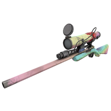 Strange Professional Killstreak Rainbow Sniper Rifle (Field-Tested)