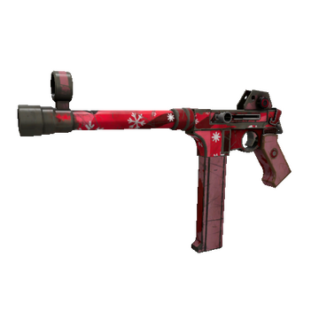 Strange Snowflake Swirled SMG (Battle Scarred)