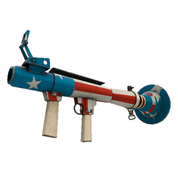 Strange Specialized Killstreak Freedom Wrapped Rocket Launcher (Minimal Wear)