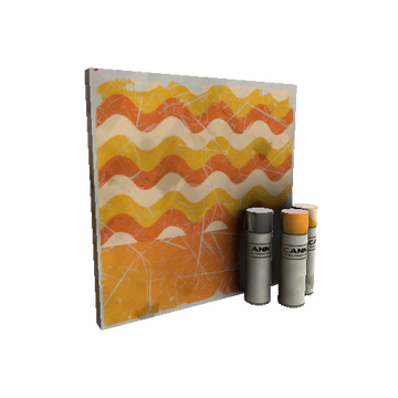 Strange Unusual Cream Corned War Paint (Well-Worn)