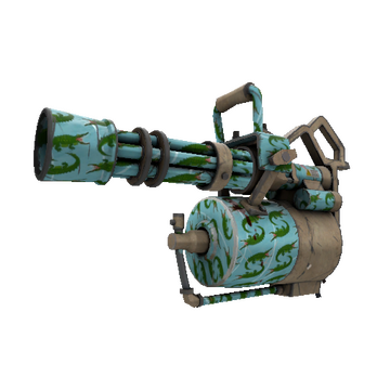Strange Unusual Croc Dusted Minigun (Field-Tested)