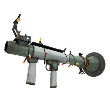 Strange Unusual Festivized Aqua Marine Rocket Launcher (Field-Tested)