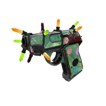 Strange Unusual Festivized Brain Candy Pistol (Well-Worn)