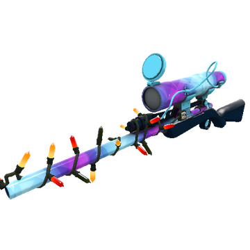 Strange Unusual Festivized Frozen Aurora Sniper Rifle (Factory New)
