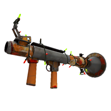 Strange Unusual Festivized Killstreak Anodized Aloha Rocket Launcher (Battle Scarred)