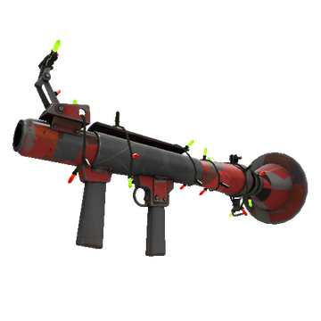 Strange Unusual Festivized Killstreak Geometrical Teams Rocket Launcher (Field-Tested)
