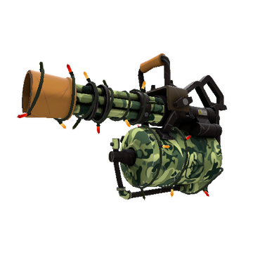 Strange Unusual Festivized King of the Jungle Minigun (Minimal Wear)