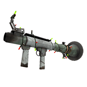 Strange Unusual Festivized Professional Killstreak Aqua Marine Rocket Launcher (Well-Worn)