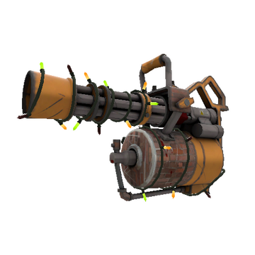 Strange Unusual Festivized Professional Killstreak Brick House Minigun (Field-Tested)