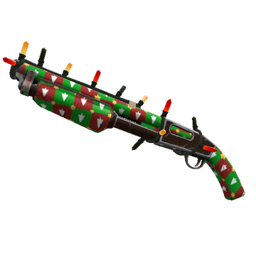 Strange Unusual Festivized Professional Killstreak Gifting Mann's Wrapping Paper Shotgun (Field-Tested)
