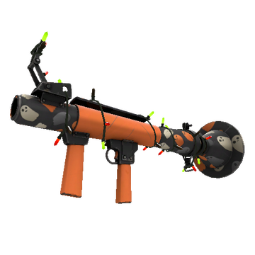 Strange Unusual Festivized Simple Spirits Rocket Launcher (Minimal Wear)
