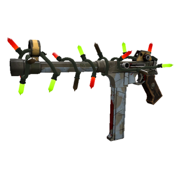 Strange Unusual Festivized Specialized Killstreak Blitzkrieg SMG (Well-Worn)