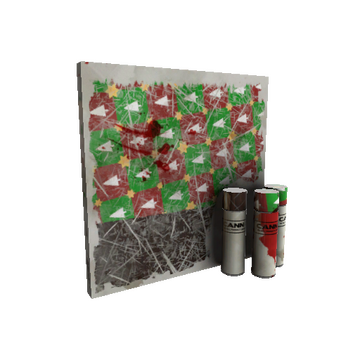 Strange Unusual Gifting Mann's Wrapping Paper War Paint (Battle Scarred)