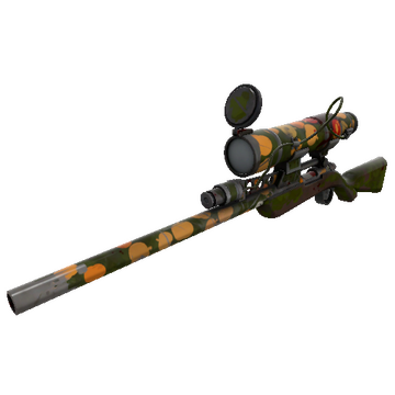 Strange Unusual Gourdy Green Sniper Rifle (Battle Scarred)