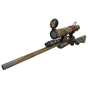 Strange Unusual Killstreak Bamboo Brushed Sniper Rifle (Battle Scarred)