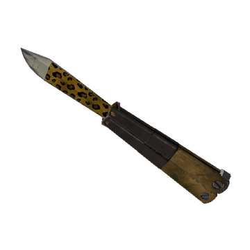 Strange Unusual Leopard Printed Knife (Field-Tested)