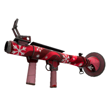 Strange Unusual Snowflake Swirled Rocket Launcher (Battle Scarred)