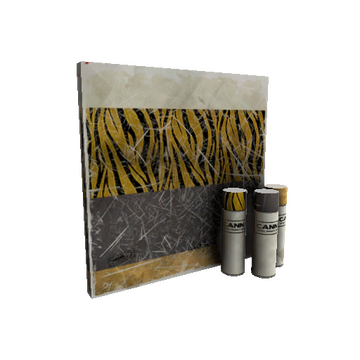 Strange Unusual Tiger Buffed War Paint (Well-Worn)