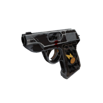 Unusual Black Dahlia Pistol (Well-Worn)