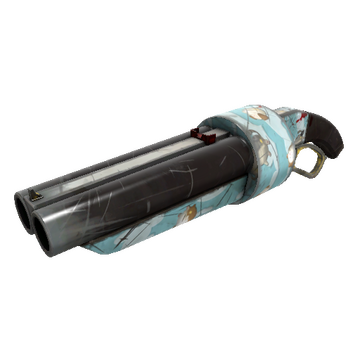Unusual Blue Mew Scattergun (Field-Tested)
