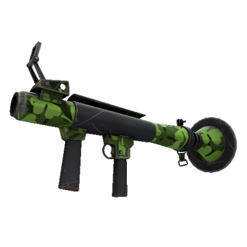 Unusual Clover Camo'd Rocket Launcher (Field-Tested)