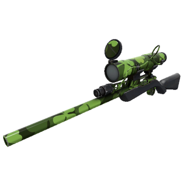 Unusual Clover Camo'd Sniper Rifle (Minimal Wear)