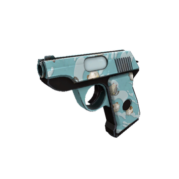 Unusual Festive Blue Mew Pistol (Factory New)