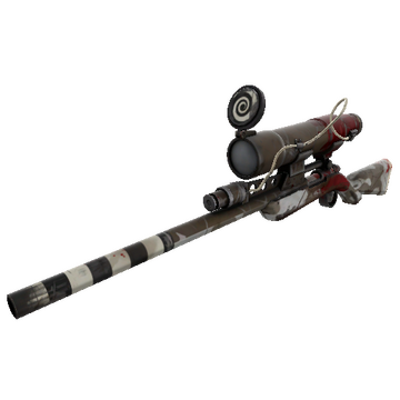 Unusual Festive Killstreak Airwolf Sniper Rifle (Battle Scarred)