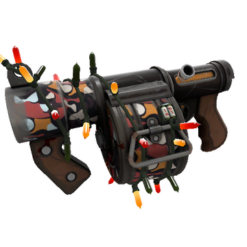 Unusual Festive Killstreak Carpet Bomber Stickybomb Launcher (Field-Tested)