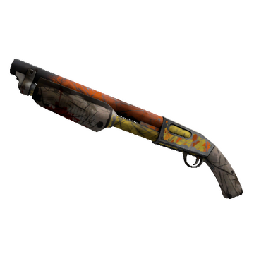 Unusual Festive Lightning Rod Shotgun (Battle Scarred)