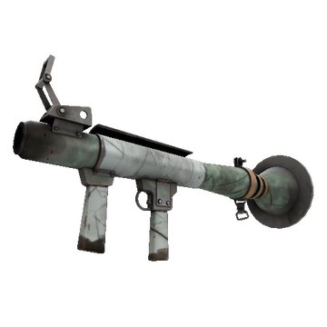 Unusual Festive Professional Killstreak Aqua Marine Rocket Launcher (Well-Worn)