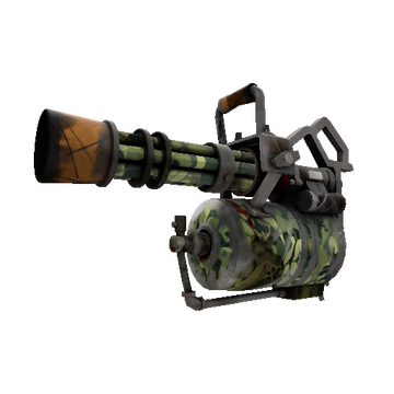 Unusual Festive Professional Killstreak King of the Jungle Minigun (Battle Scarred)