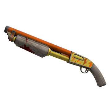 Unusual Festive Professional Killstreak Lightning Rod Shotgun (Field-Tested)