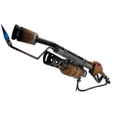 Unusual Festive Professional Killstreak Turbine Torcher Flame Thrower (Well-Worn)