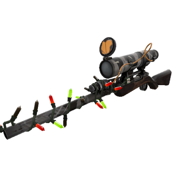 Unusual Festive Specialized Killstreak Night Owl Sniper Rifle (Well-Worn)