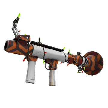 Unusual Festivized Cabin Fevered Rocket Launcher (Minimal Wear)