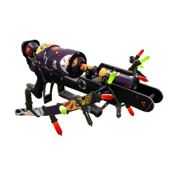 Unusual Festivized Calavera Canvas Crusader's Crossbow (Field-Tested)